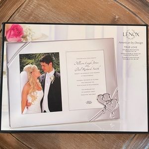 Lenox True Love Double Invitation Picture Frame
